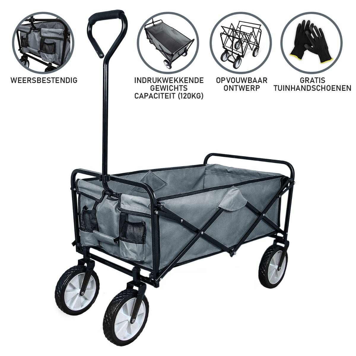 Monstershop Faltbarer Gartenwagen