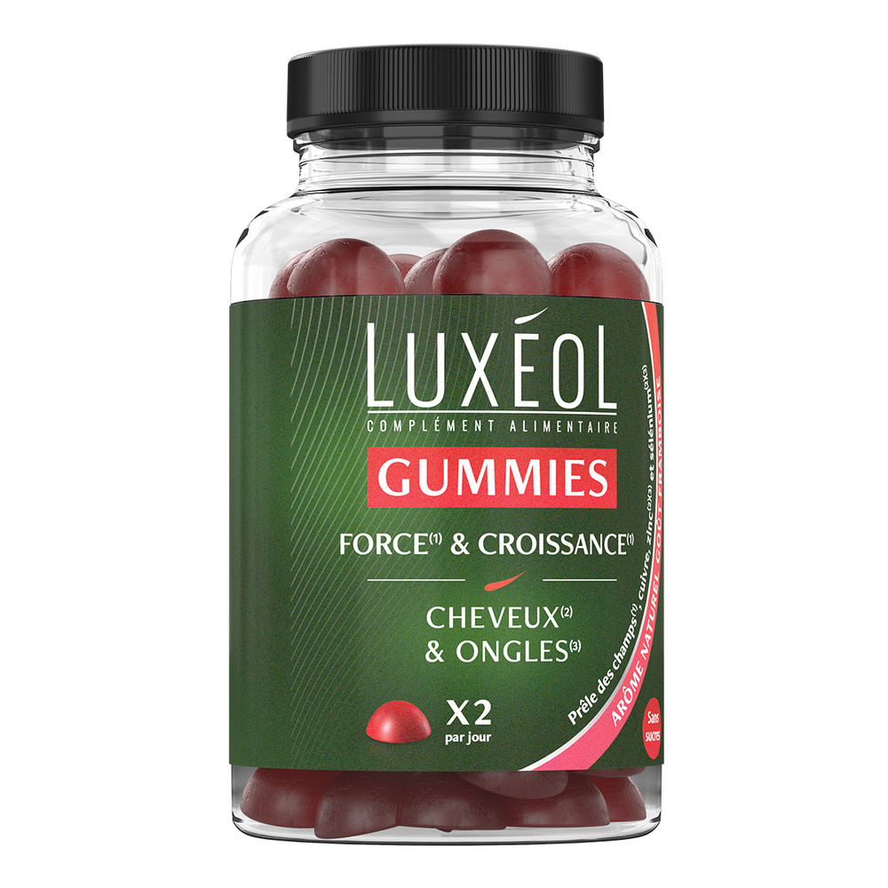 Luxéol Luxéol Gummies Force et Croissance Complément alimentaire