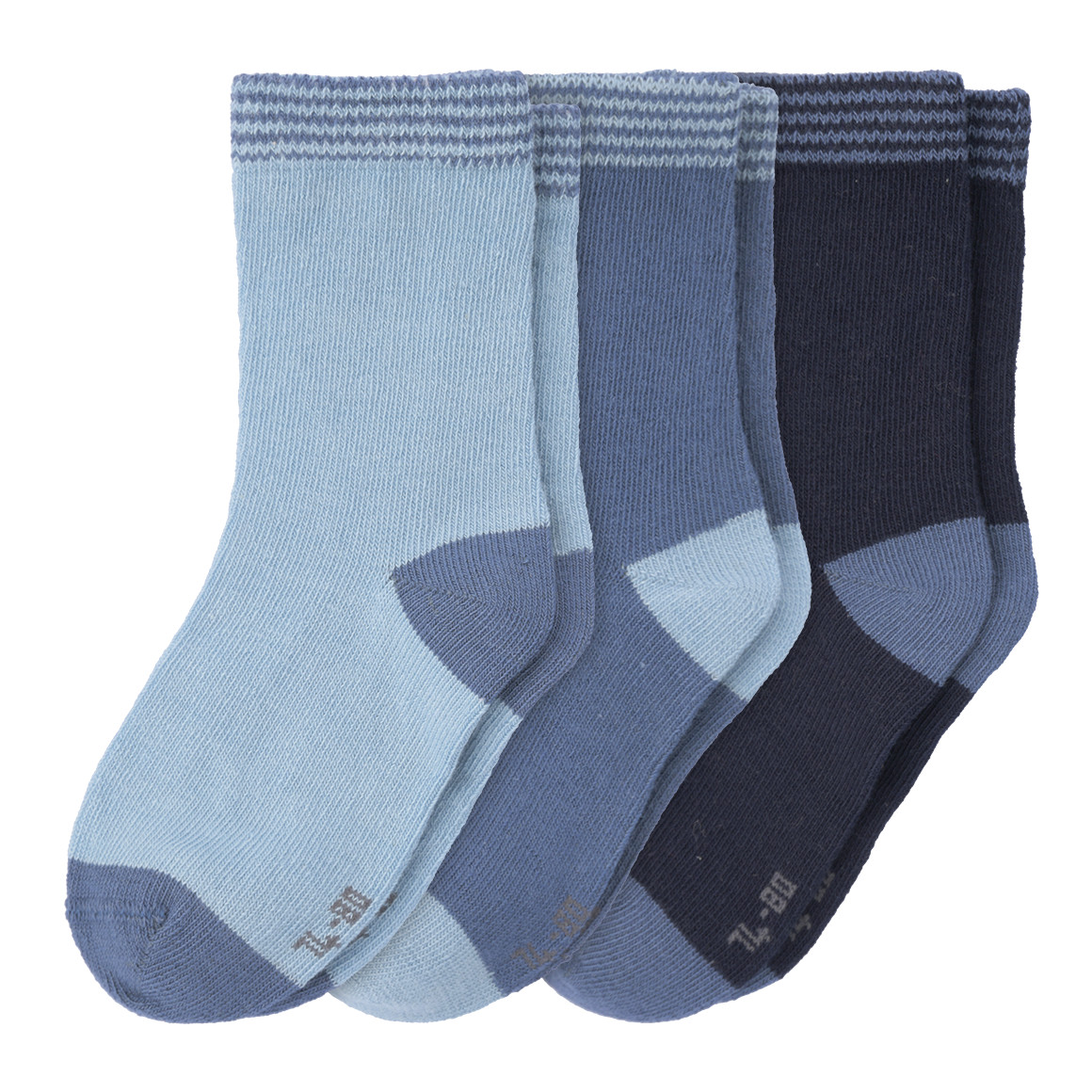 3 Paar Baby Socken in verschiedenen Farben