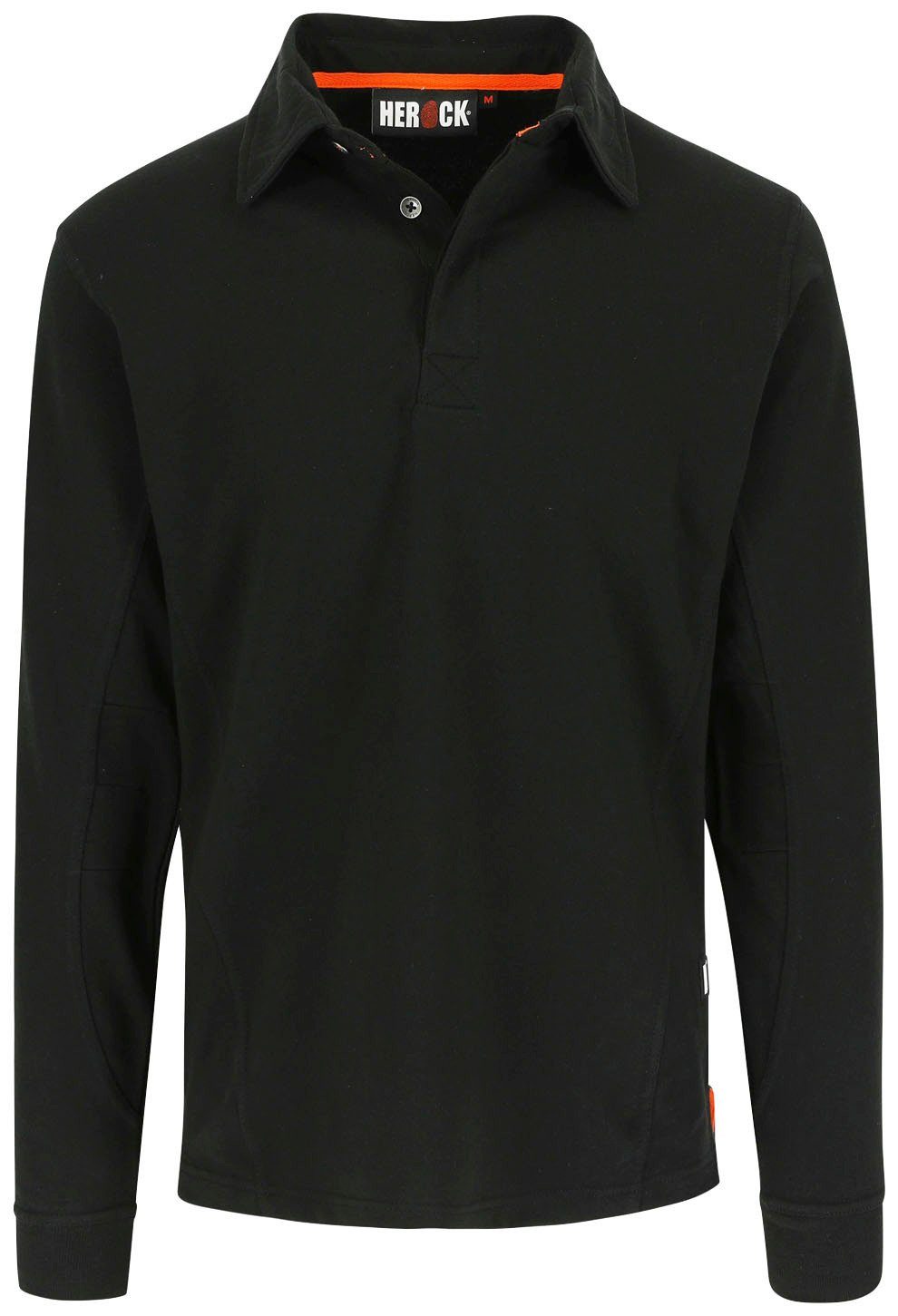 Herock Langarm-Poloshirt Troja Polo Langärmlig Angenehmes Tragegefühl, leicht figurformend, verschiedene Farben