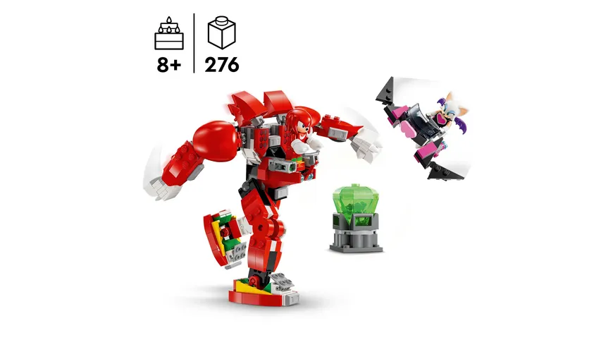 LEGO Sonic the Hedgehog 76996 Knuckles‘ Wächter-Mech, baubare Action-Figur