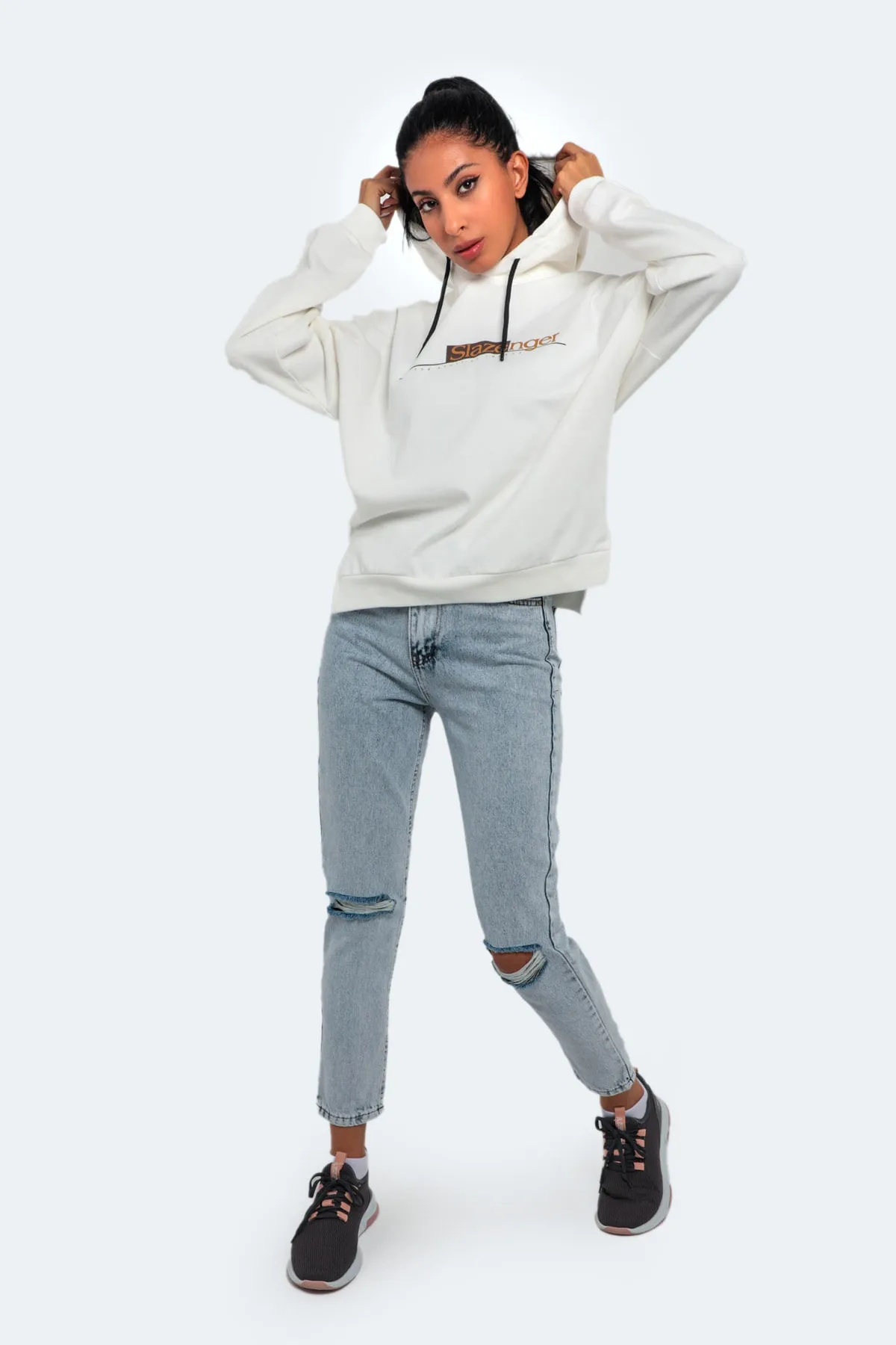 Slazenger  Magnet Damen Sweatshirt Creme