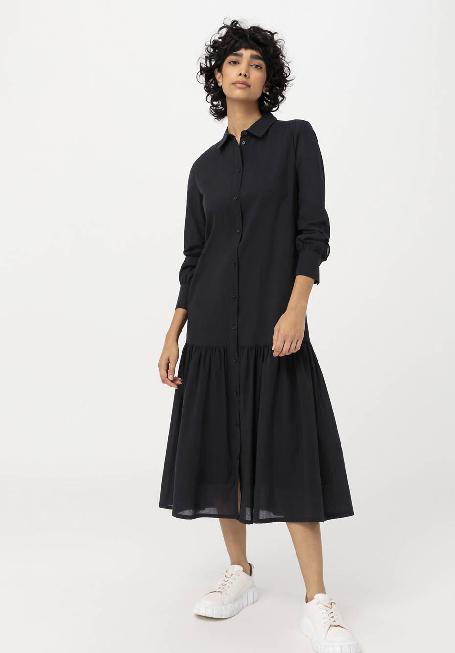 Midikleid aus reiner Bio-Baumwolle