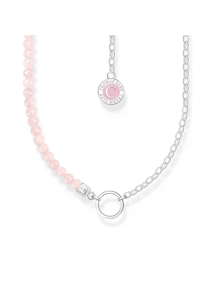 Thomas Sabo Kette in silber, pink günstig kaufen 45 cm