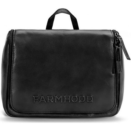 FARMHOOD Memphis Kulturbeutel Leder 27 cm