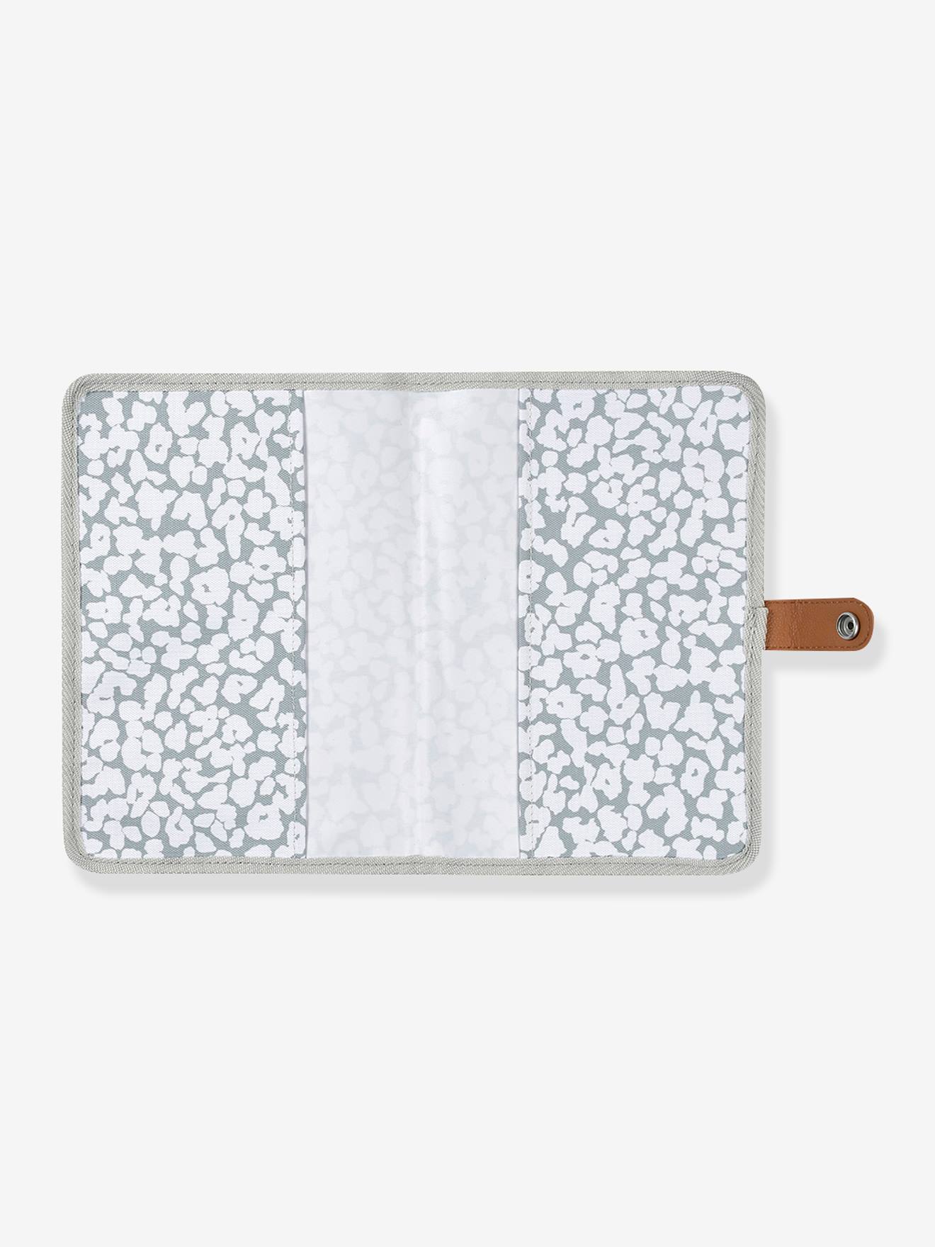 Protège-carnet de santé BEABA gris chiné