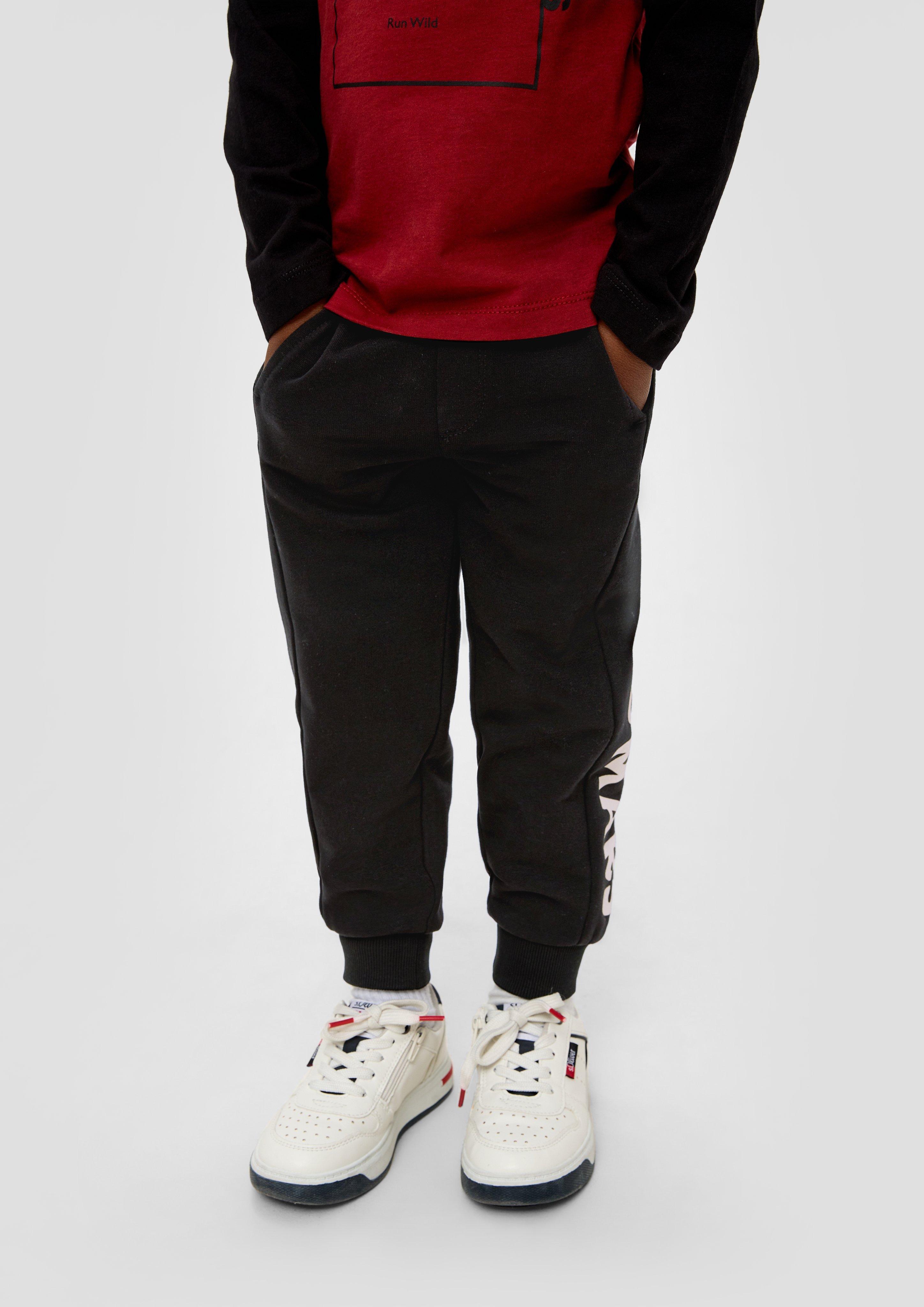 Loose: Jogginghose mit seitlichem Schriftprint  2137517-9999