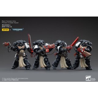 Warhammer 40k Actionfiguren 4er-Pack 1/18 Black Templars Army Primaris Crusader Squad 12 cm