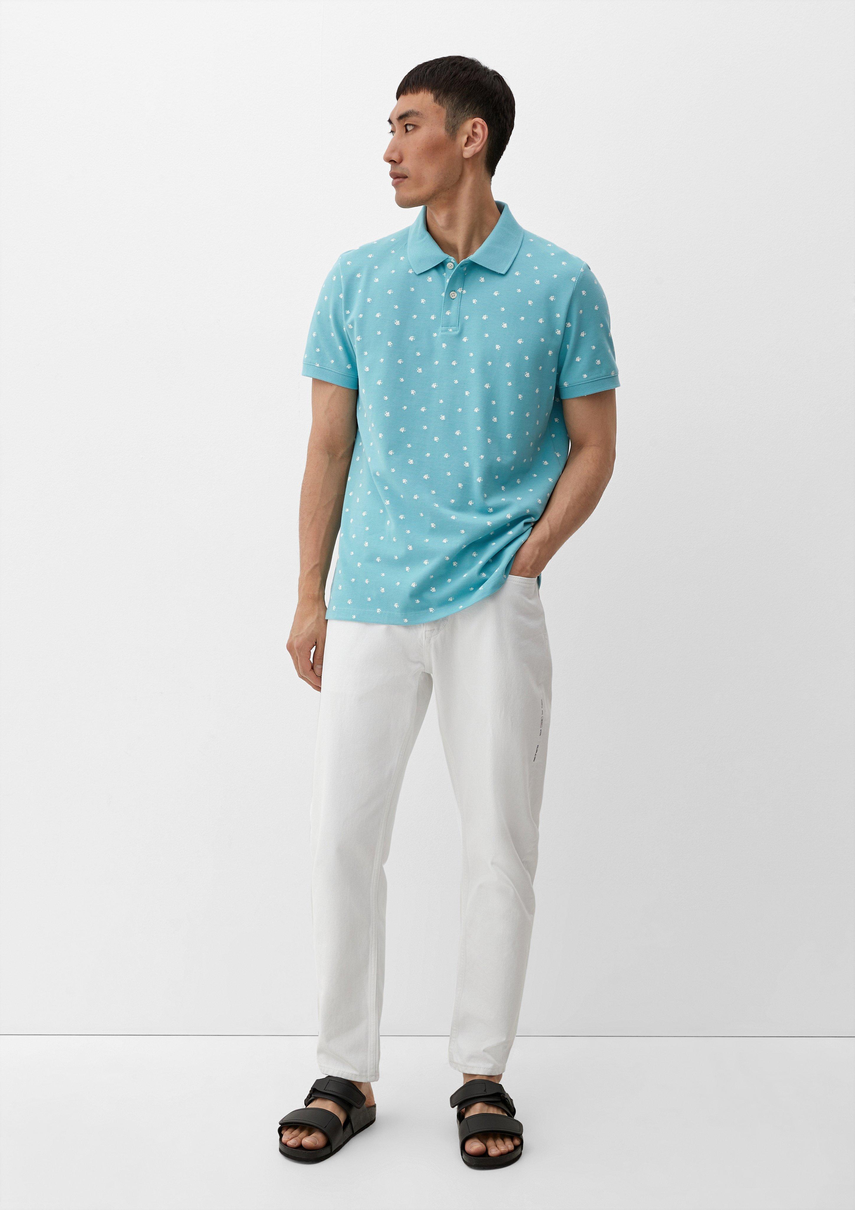 Poloshirt mit Allover-Print  2129836-61A0