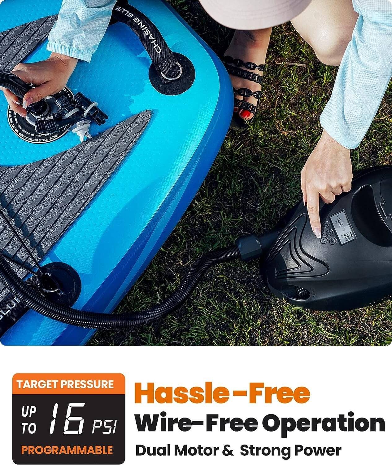 Outdoor Master Akku-Luftpumpe The Whale 6000mAh Sup Pumpe