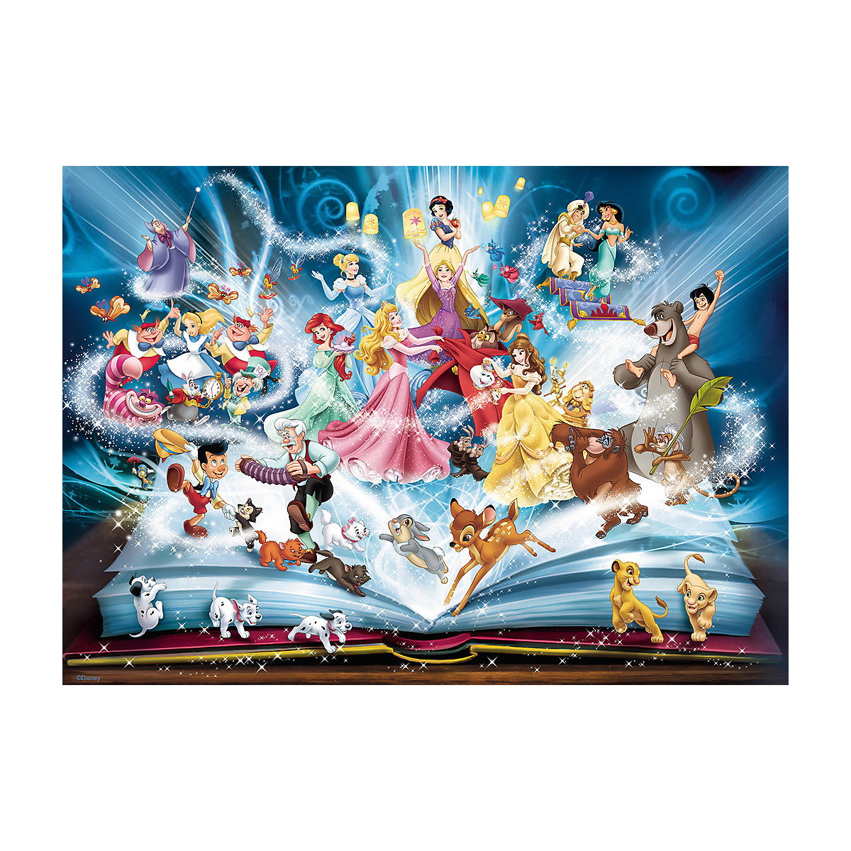 Puzzle 1500 Teile, 80x60 cm,  's magisches Märchenbuch