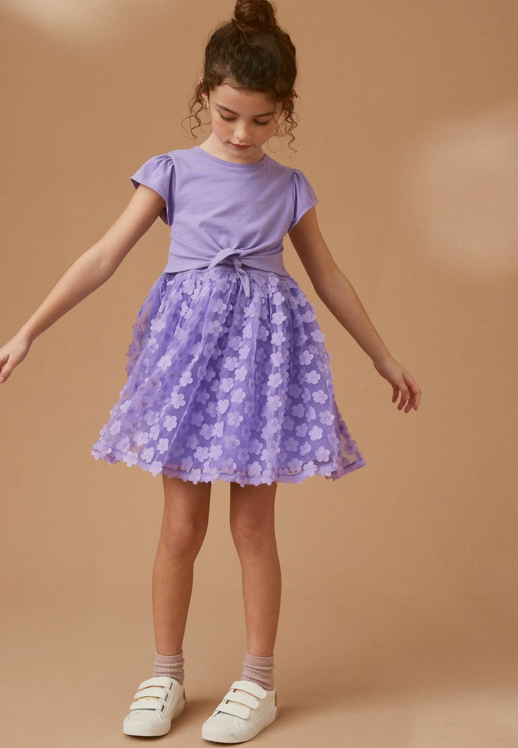 Siguiente 3D FLORAL REGULAR FIT - Vestido elegante