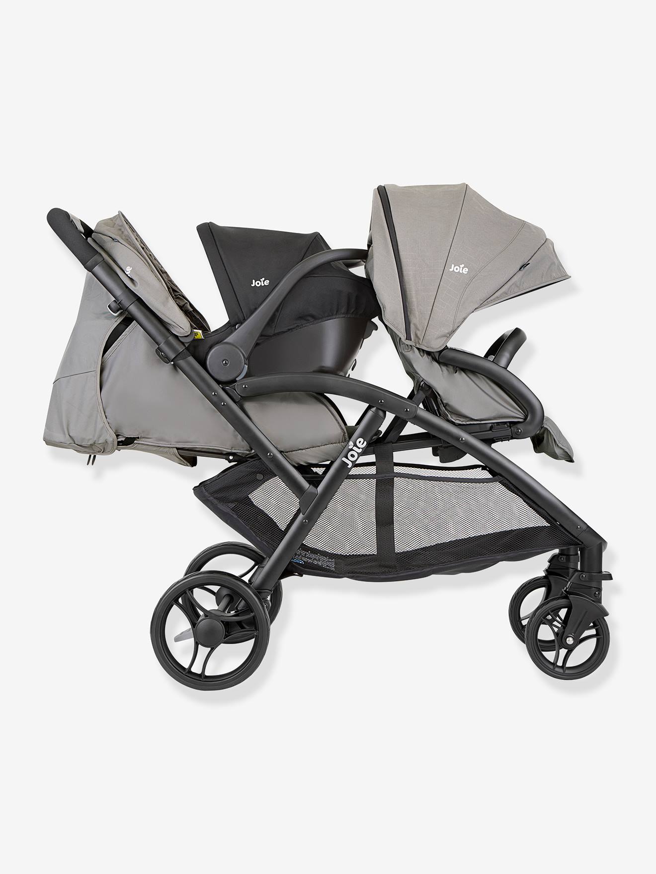 Poussette double JOIE Evalite Duo gray flannel