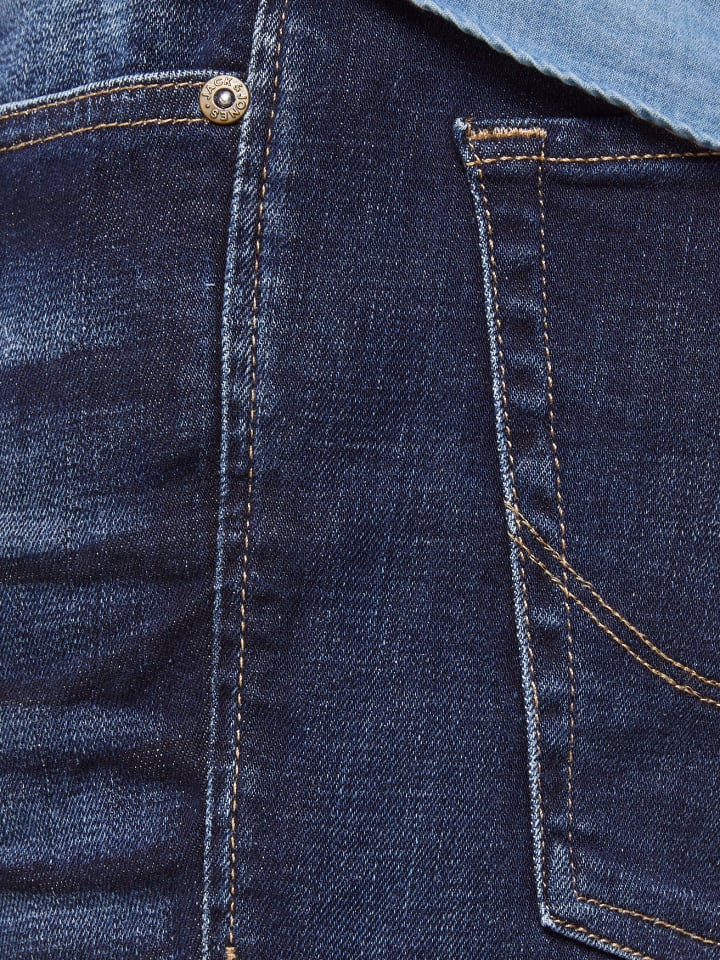 Jack & Jones Regular Fit Jeans Mid Waist Basic JJICLARK JJORIGINAL in Blau günstig kaufen