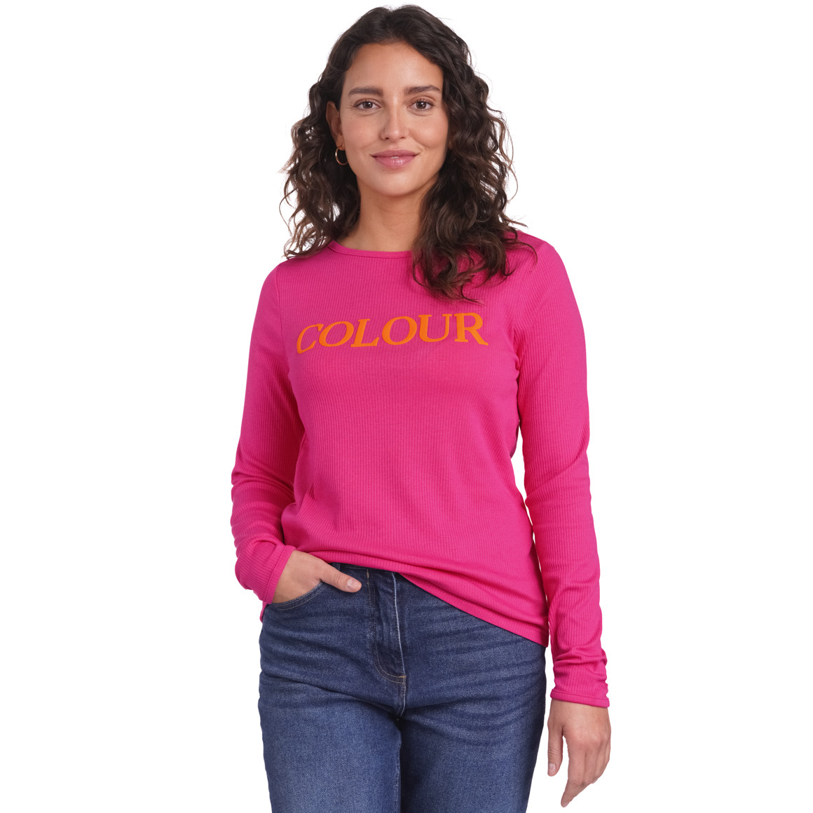 Damen Langarmshirt mit Print
