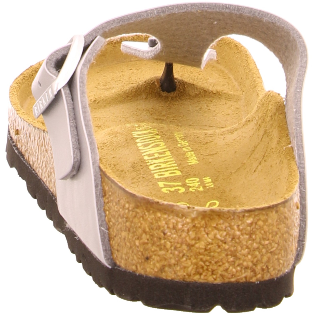 BIRKENSTOCK Zehentrenner silber Gizeh