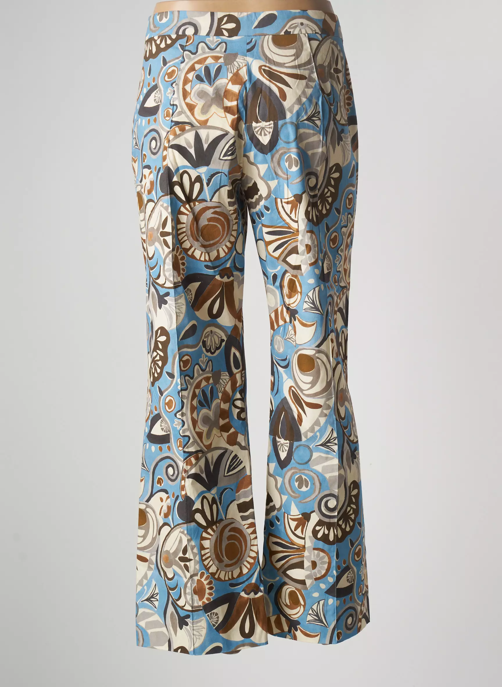 Maxmara Pantalons Droits Femme couleur bleu