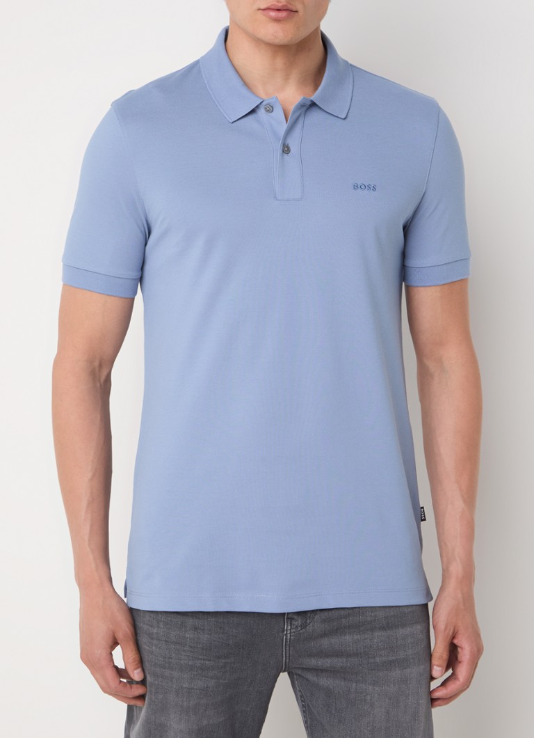 Polo HUGO BOSS Pallas de corte regular em algodão piqué