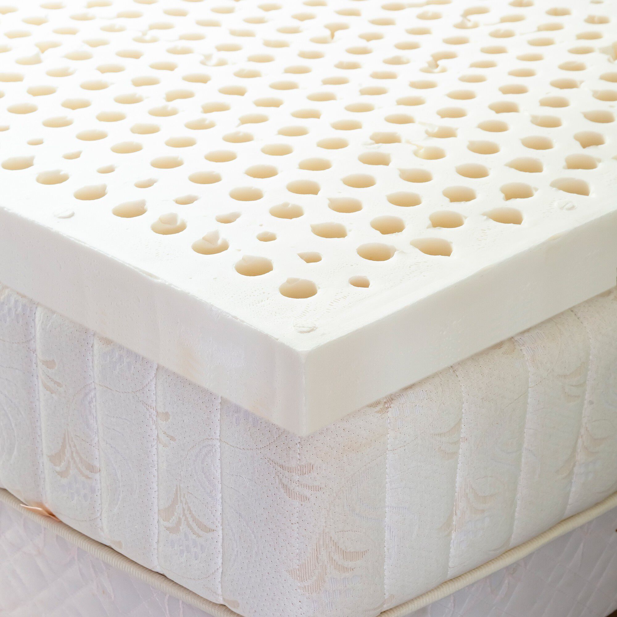 Surmatelas latex 3 zones confort medium