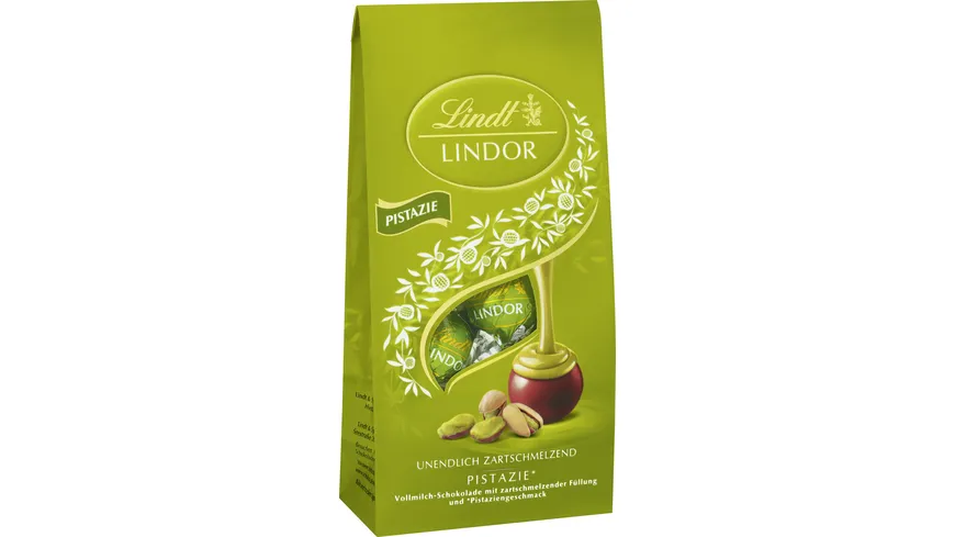 Lindt Lindor Beutel Pistazie 137 g