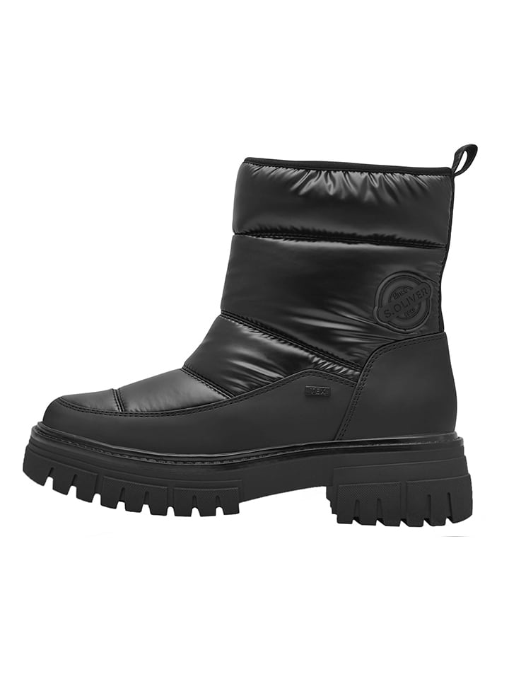 s.Oliver Winterboots in Schwarz günstig kaufen