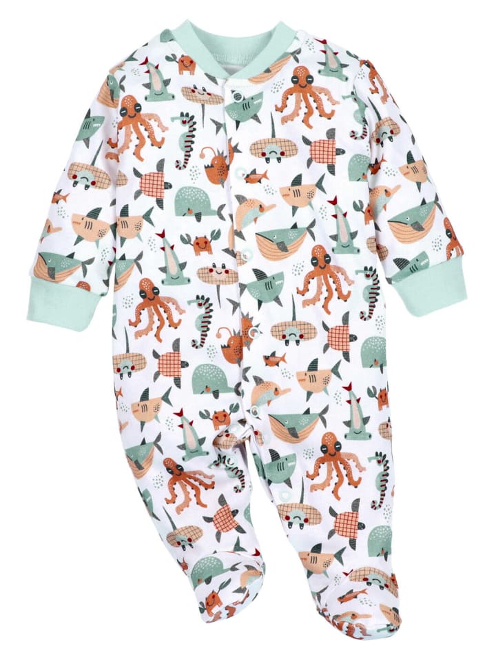 Nini Strampler Animal in weiß günstig kaufen
