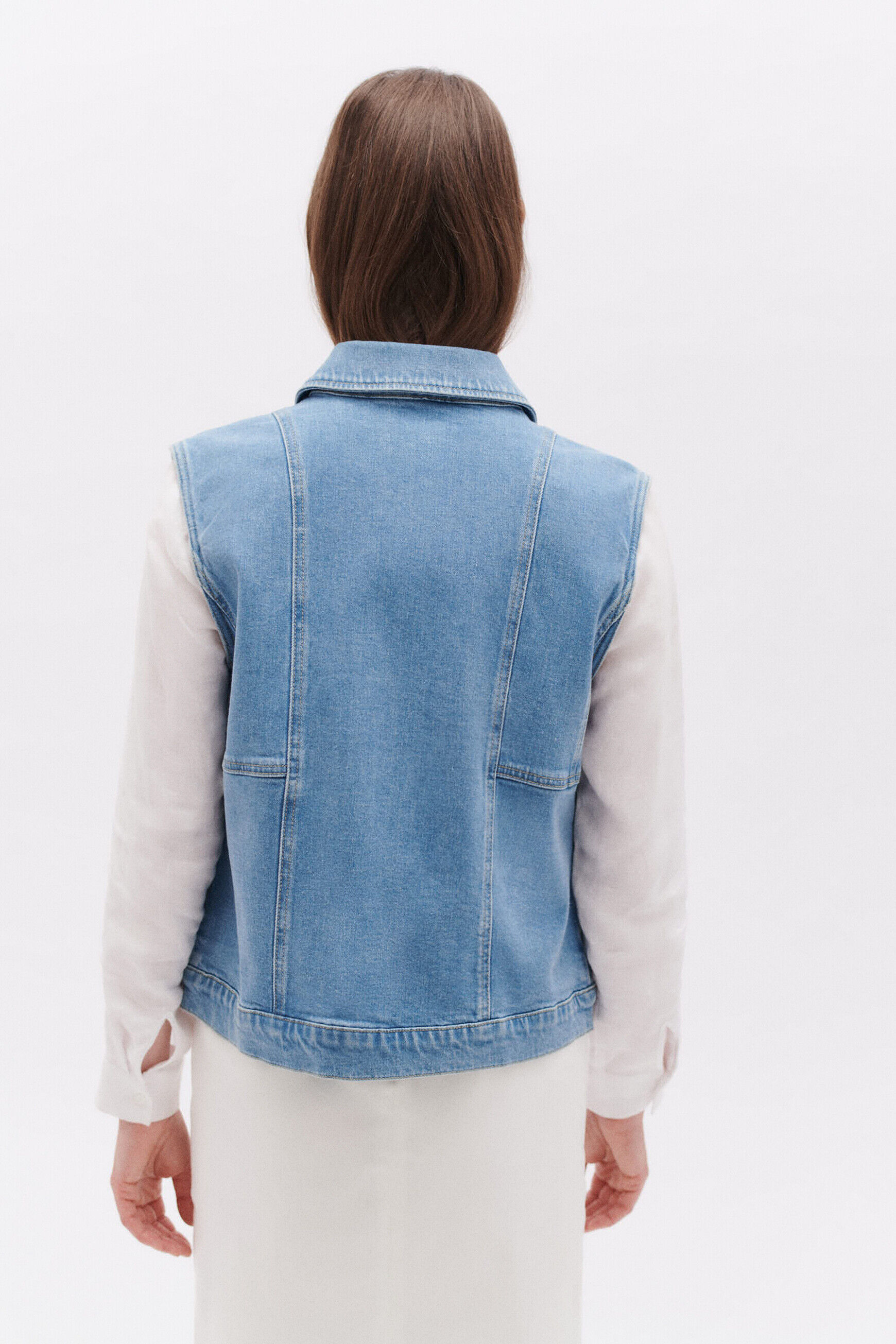 Veste vmolly denim baby bleu femme