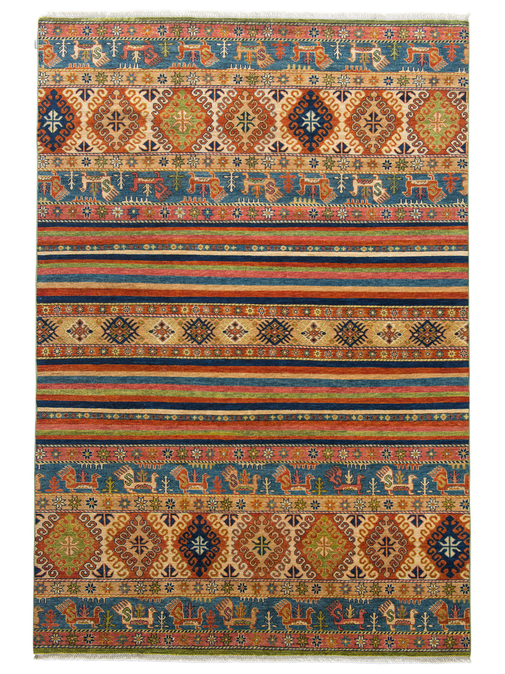 Chobi Schal ca. 203 x 301 cm, Unikat / Einzelstück