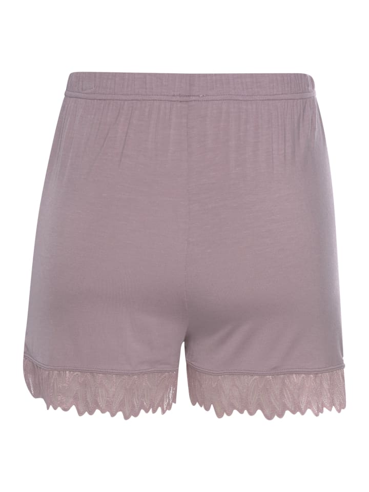 LASCANA Schlafshorts in mauve günstig kaufen