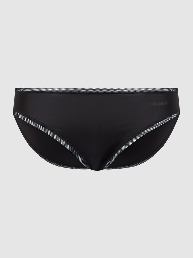 Slip aus Mikrofaser in schwarz