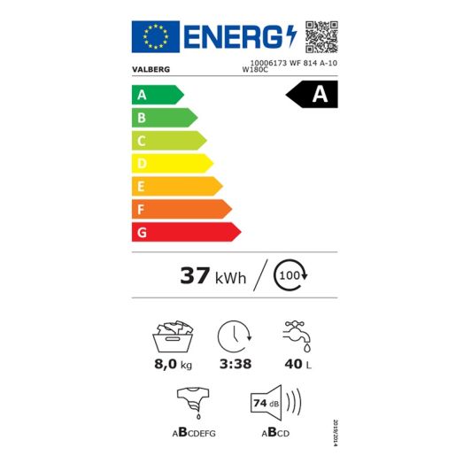 Pračka VALBERG WF 814 A-10 W180C