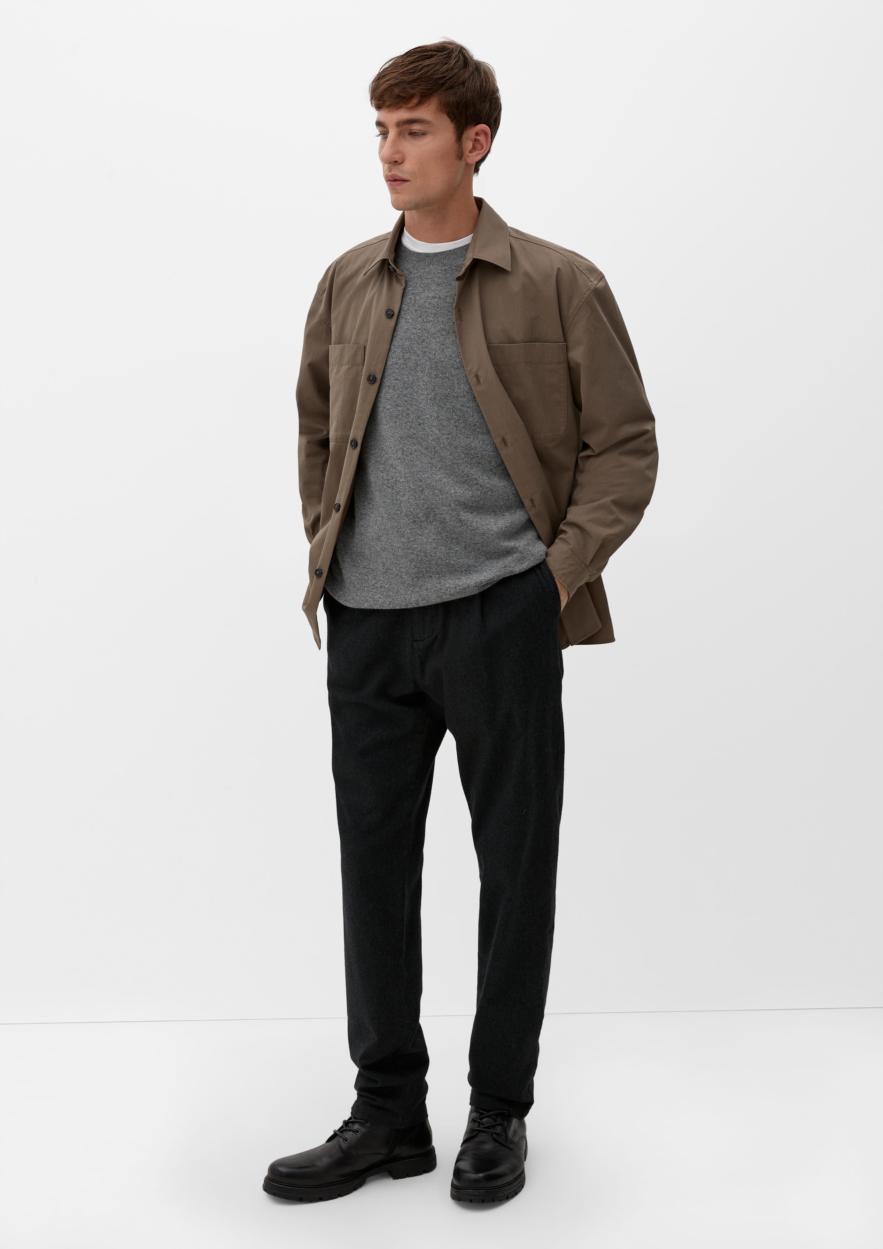 Feinstrick-Pullover aus Wollmix  2124531-9730