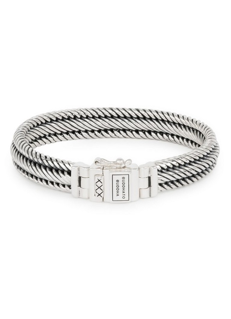Buddha to Buddha  Edwin XS schakelarmband van zilver