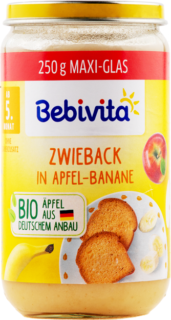 Bebivita Bio Apfel-Banane-Zwieback