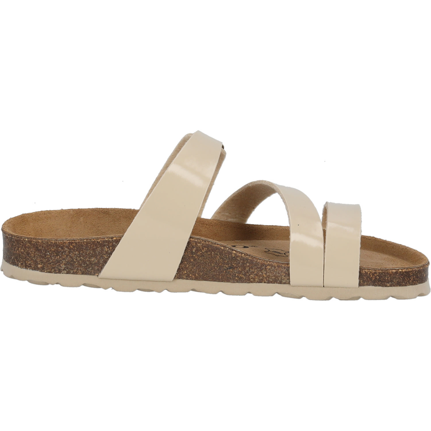 Palado Ikaria Lack, Pantoletten, Damen, Beige/Beige