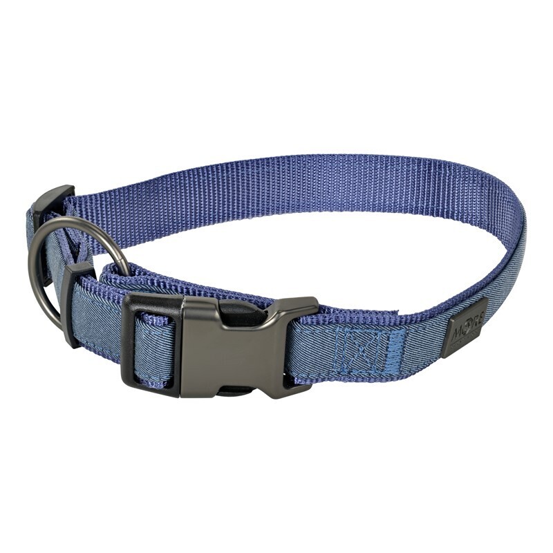 MORE Hundehalsbänder MORE FOR Halsband London blau S