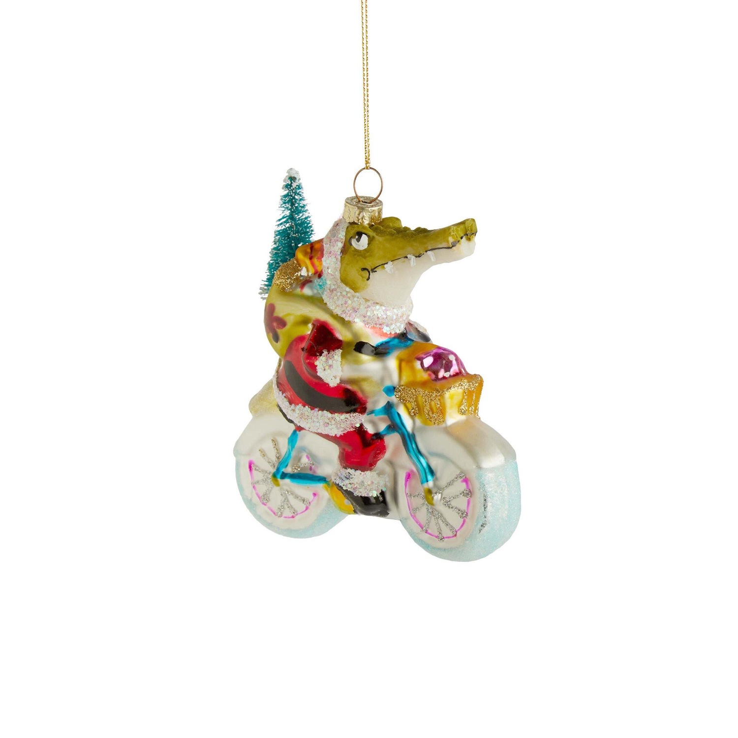HANG ON Anhänger Krokodil mit Fahrrad