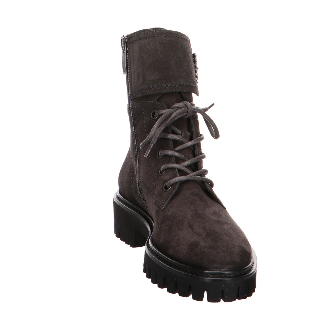 PAUL GREEN Schnür-Stiefeletten grau