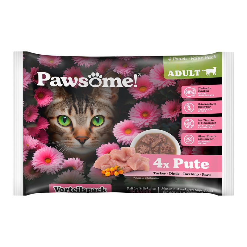 Pawsome Adult Cat 4 x 85 g zu TOP-Preisen