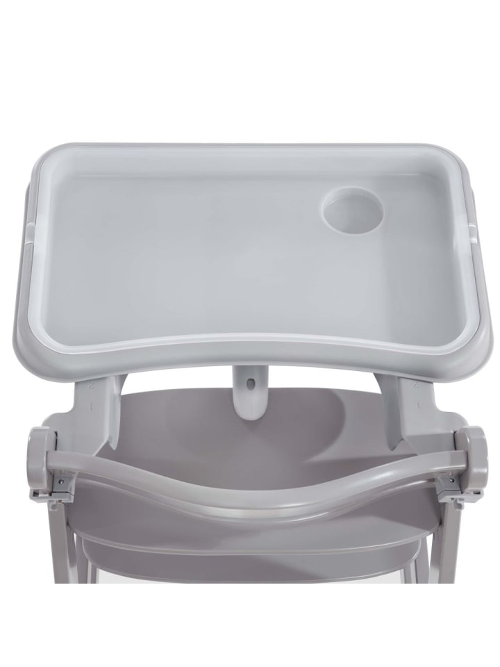 Hauck Alpha Tray - 2-teiliges Essbrett & Tisch für Alpha in grau günstig kaufen onesize
