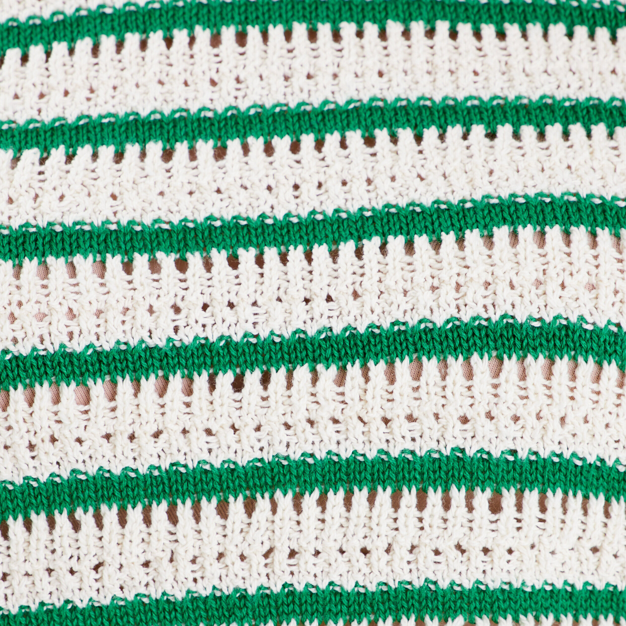 Pull manches longues ajouré vert femme | Cache Cache