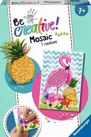 Mosaik Tropical - Bastelset für Kinder ab 7 Jahren