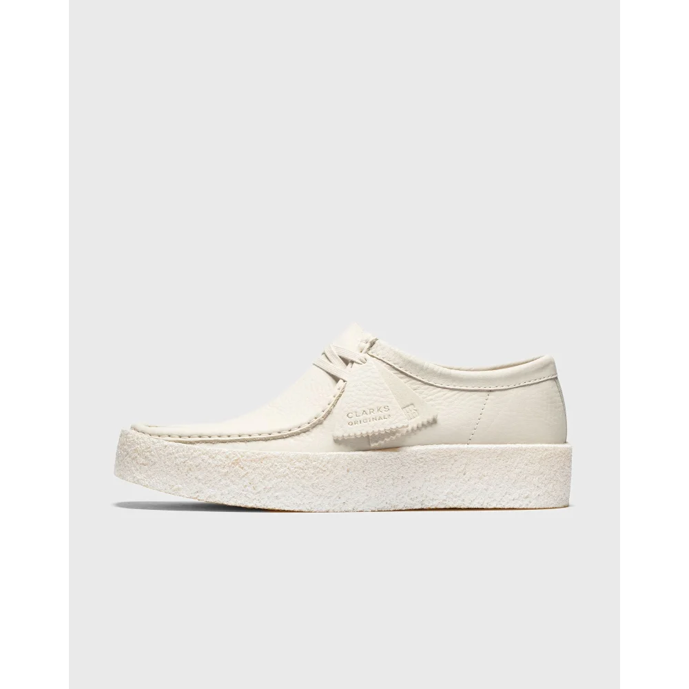 Clarks Wallabee Cup 26158153 / weiss