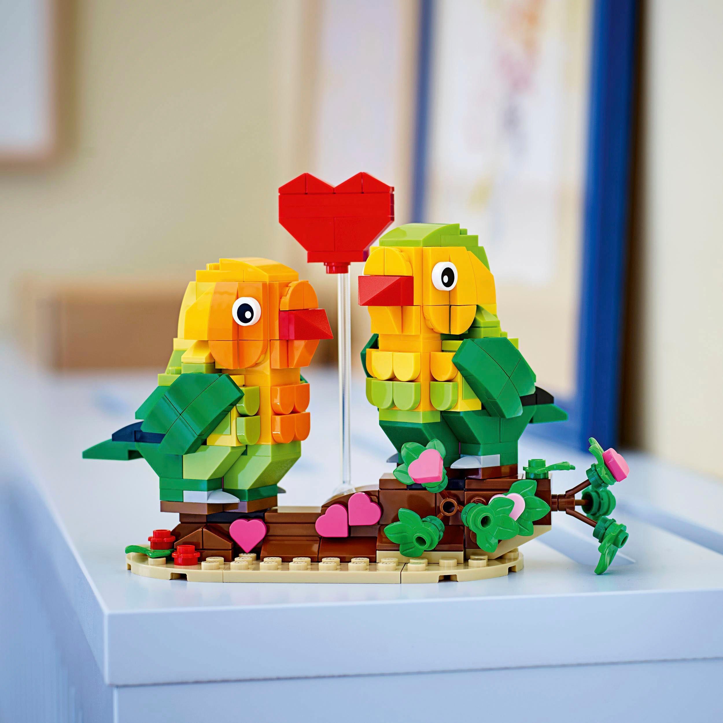 LEGO® Konstruktionsspielsteine Valentins-Turteltauben (40522), LEGO®, (298 St), Made in Europe