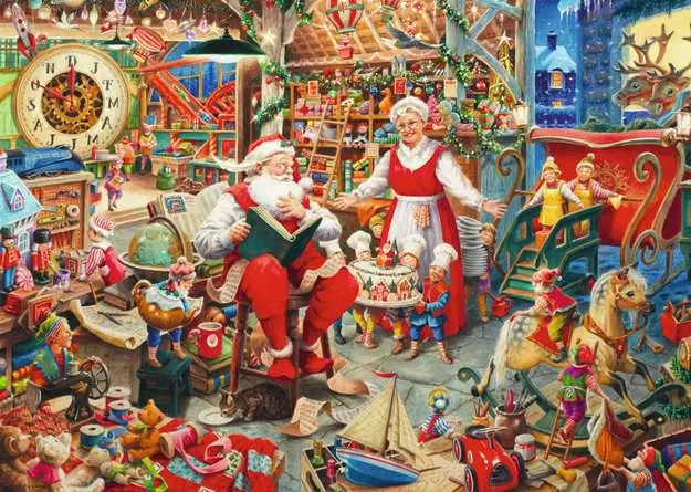 Puzzle 1000 Teile - Santa's Workshop