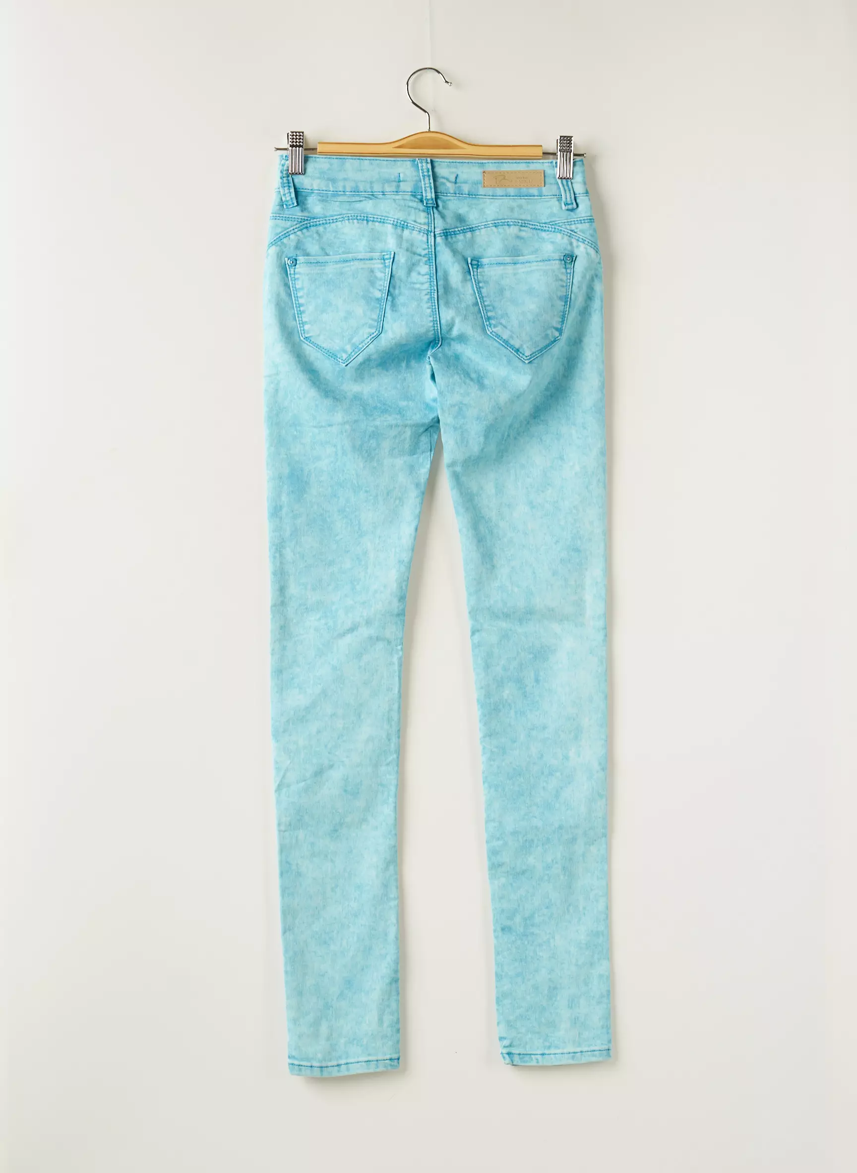 R Display Pantalons Slim Femme couleur bleu
