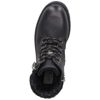 Puccetti Schnür Boots in schwarz