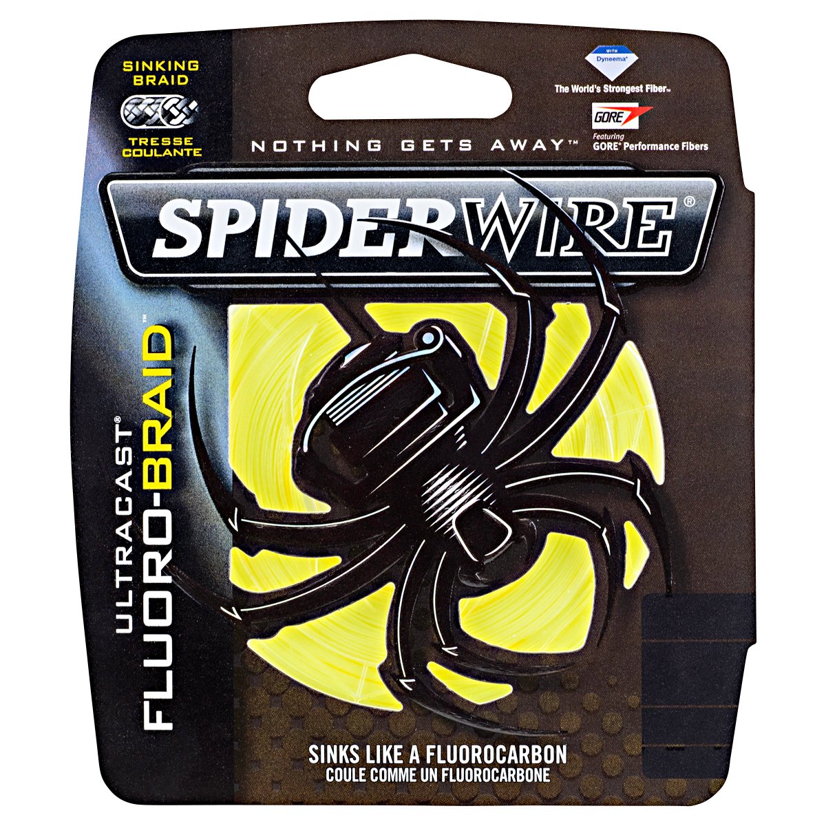 Spiderwire Angelschnur Ultracast Fluorobraid (Yellow, 110 m)