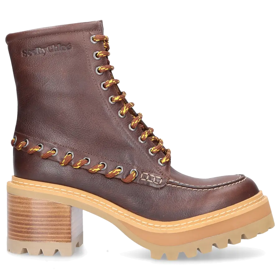 SEE BY CHLOÉ - Stiefeletten SB37052A Kalbsleder - braun