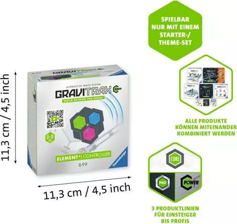 GraviTrax POWER Element Controller - Kugelbahn-Erweiterung für Kinder ab 8 Jahren